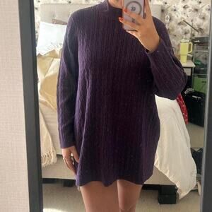 Purple Lands End sweater